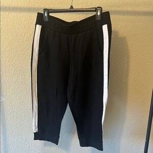Athletic Works Black and White Joggers Sweatpants